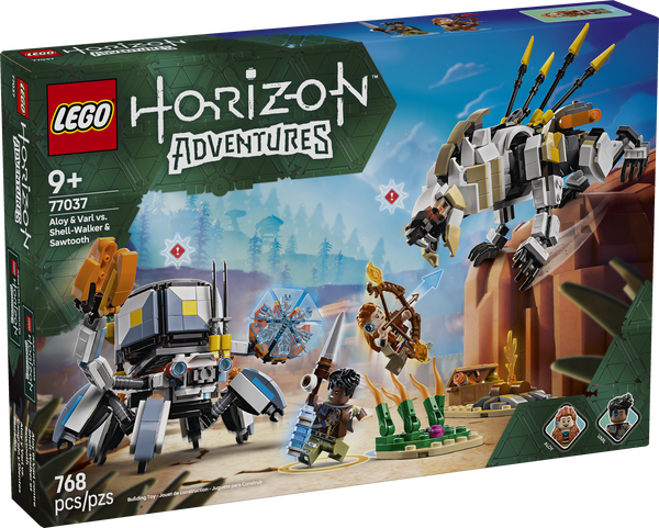 Lego Horizon Adventures 77037 Aloy &amp; Varl vs. Shell-Walker &amp; Sawtooth