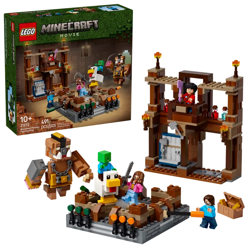 Lego Minecraft 21272 L’arène de combat du manoir des bois