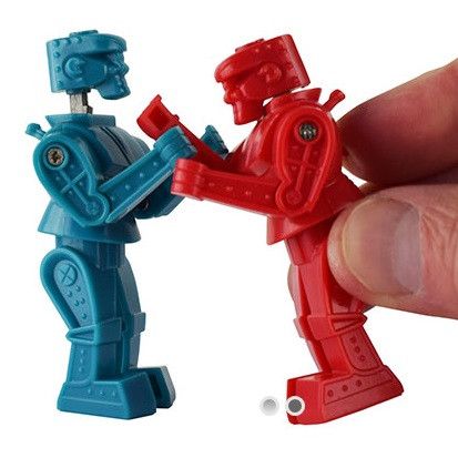 World's Smallest Rock'em Sock'em Robots