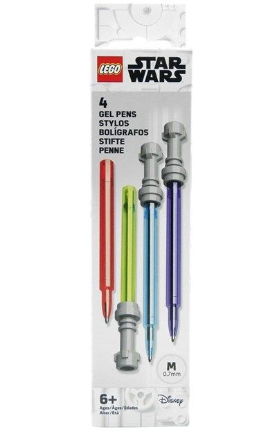 4 Stylos Gel Sabre Laser Star Wars