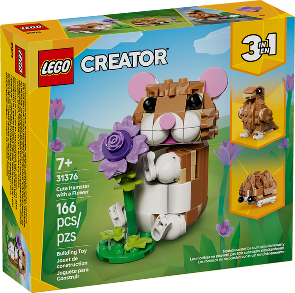 Lego Creator 31376 Cute Hamster with a Flower