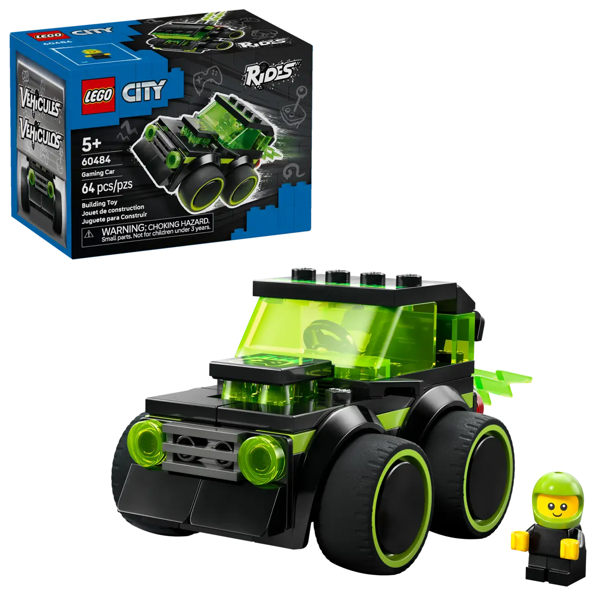 Lego City 60484 La voiture de course de jeux vidéo