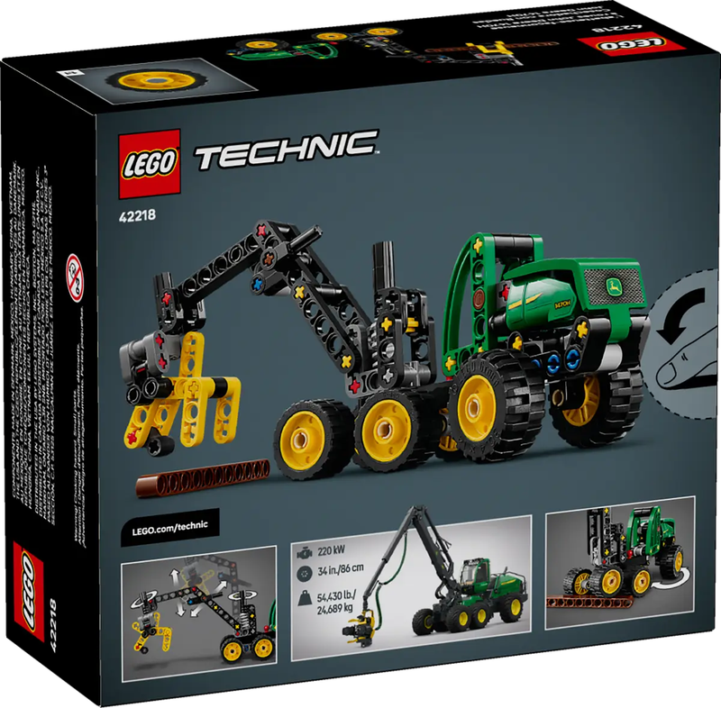 Lego Technic 42218 L’abatteuse-façonneuse à roues John Deere 1470H