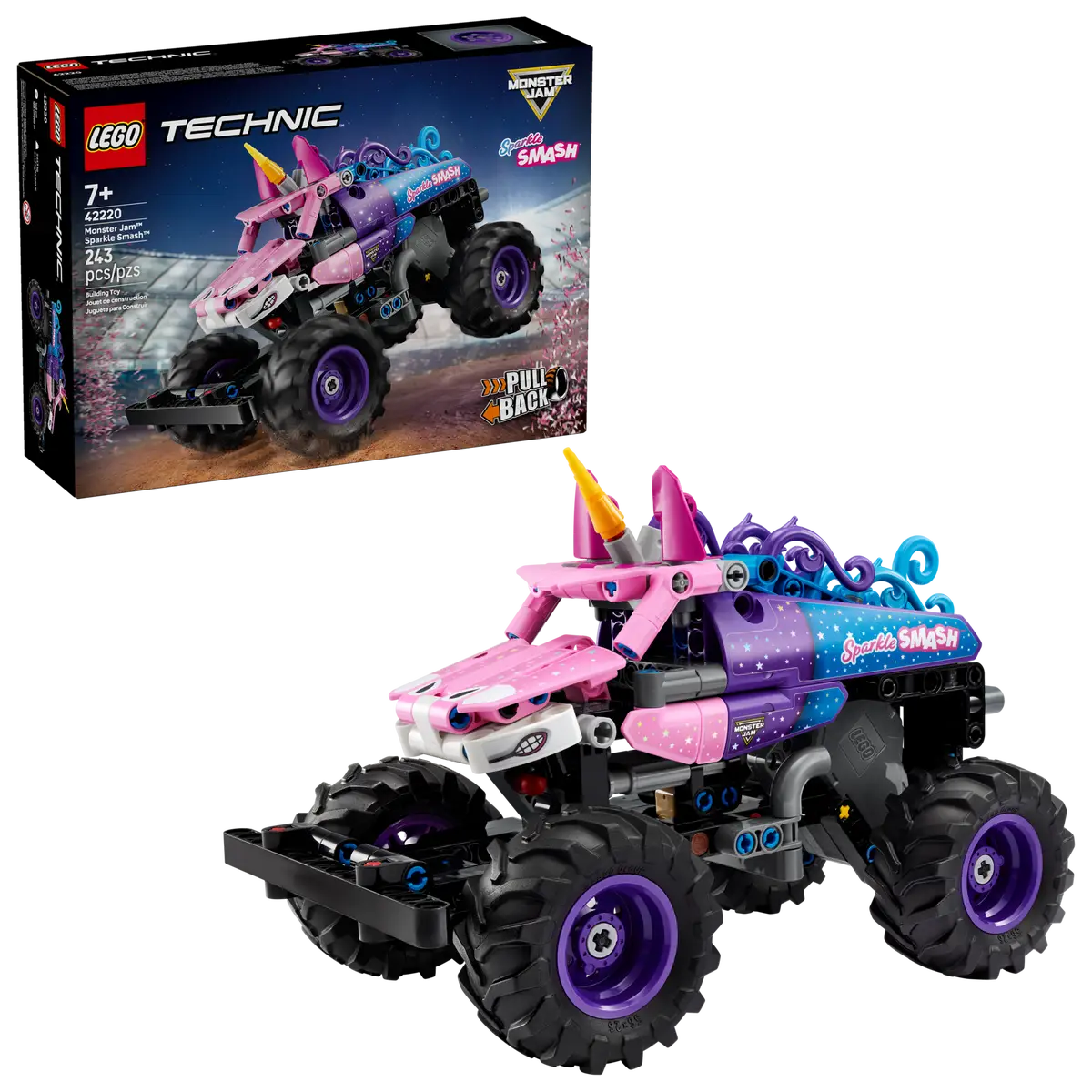 Lego Technic 42220 Monster Jam Sparkle Smash