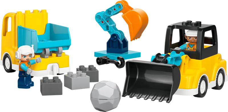 Lego Duplo 10475 Les véhicules de chantier 3 en 1
