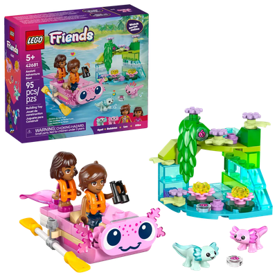 Lego Friends 42681 Le bateau d’aventure axolotl