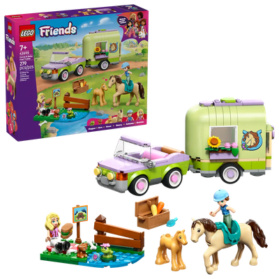 LEGO Friends 42695 Horse &amp; Baby Foal Trailer