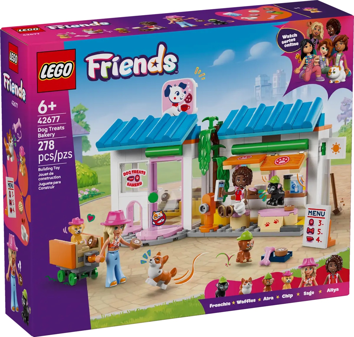 Lego Friends 42677 La boulangerie de gâteries pour chiens