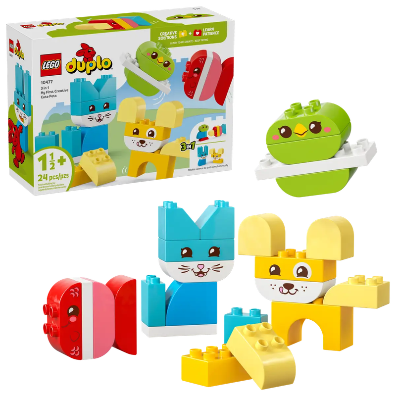 Lego Duplo 10477 Les animaux de compagnie créatifs 3 en 1