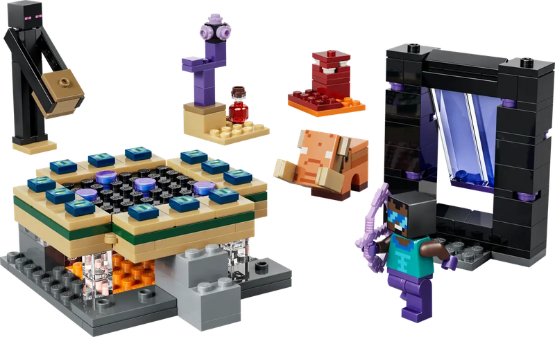 Lego Minecraft 21584 Le portail vers le Nether et l’End