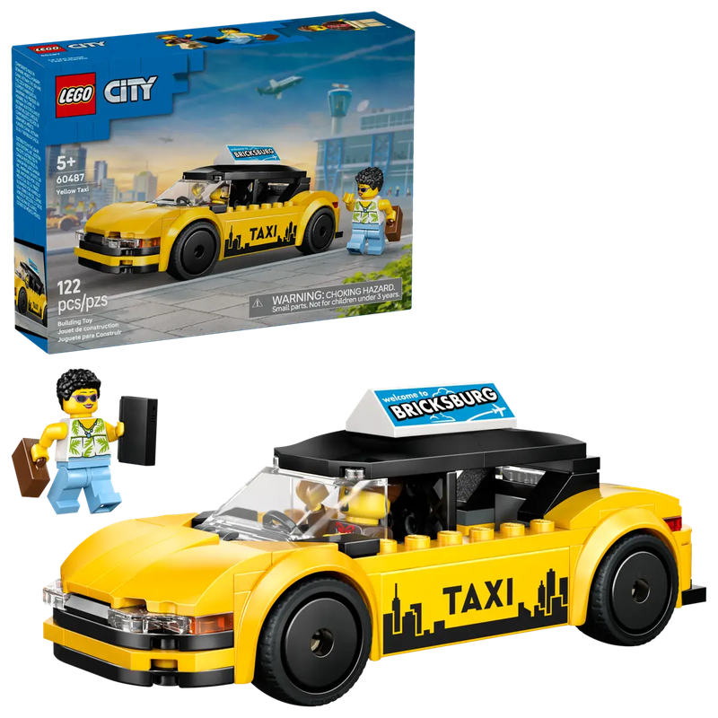 Lego City 60487 Le taxi jaune