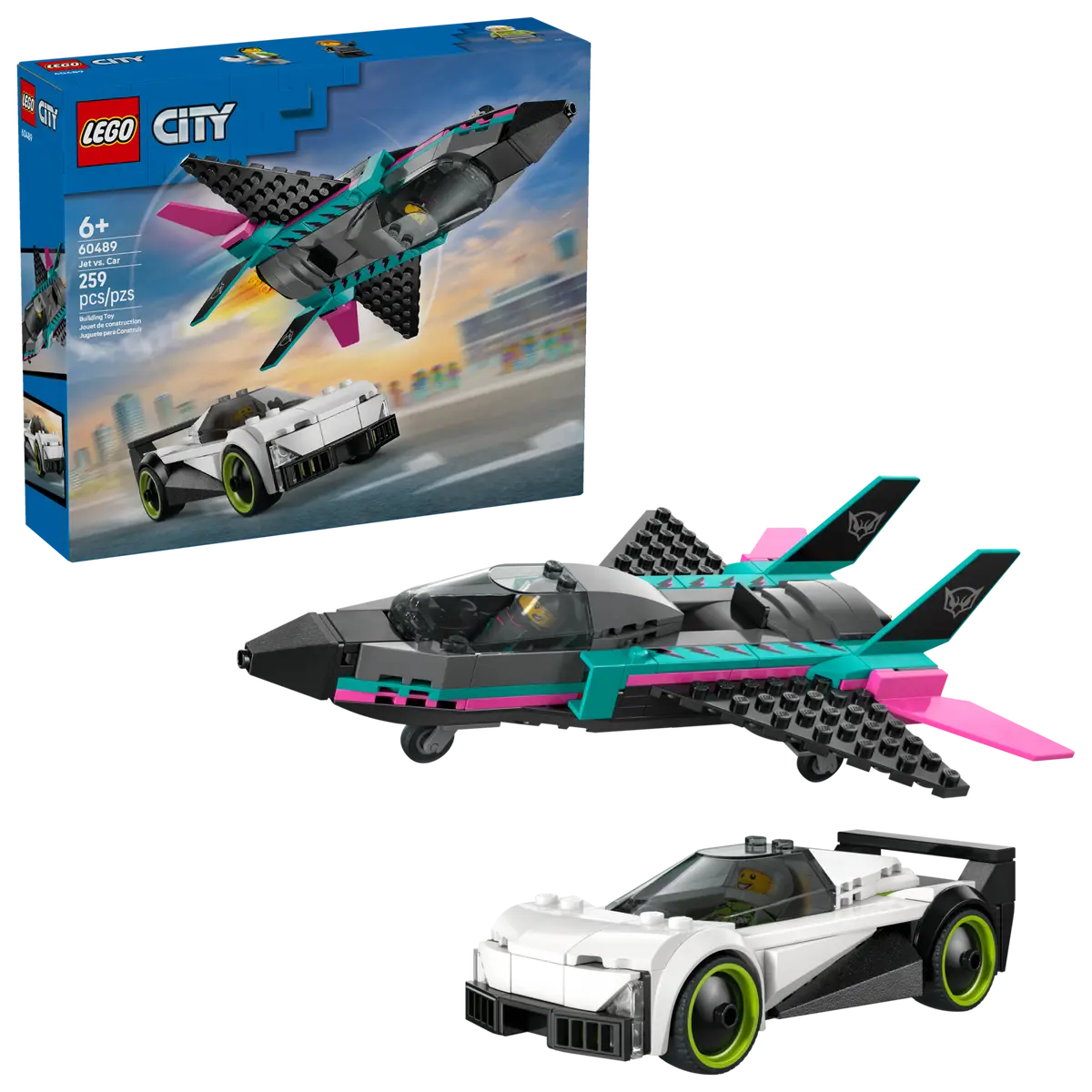 Lego City 60489 L’avion à réaction contre la voiture