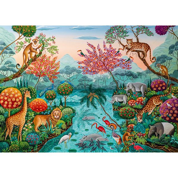 PZ1000 Lagoon Paradise, Exotic Garden