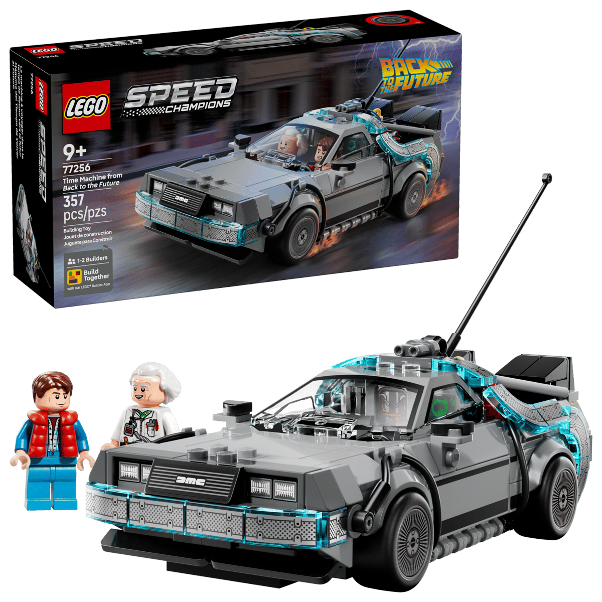Lego Speed Champions 77256 La machine à voyager dans le temps de Retour vers le futur