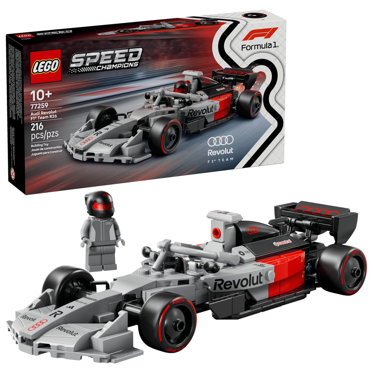 Lego Speed Champions 77259 La voiture de course Audi Revolut F1 Team R26
