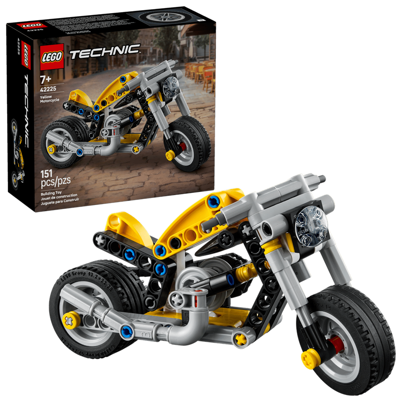 Lego Technic 42225 La moto jaune