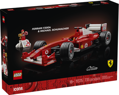 LEGO Icons 11375 Ferrari F2004 &amp; Michael Schumacher