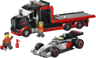 LEGo City 60493 F1 Display Truck with Audi F1 Race Car