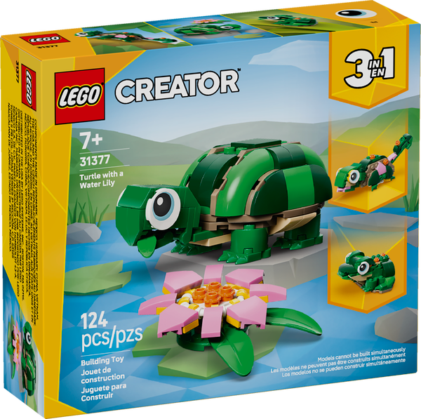 LEGO Creator 31377 Turtle with a Water Lily Flower