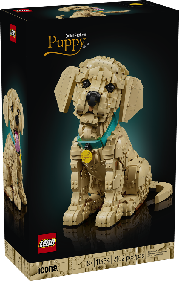 LEGO Icons 11384 Golden Retriever Puppy