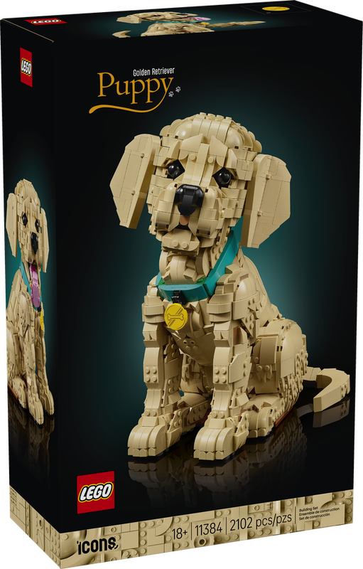 LEGO Icons 11384 Golden Retriever Puppy