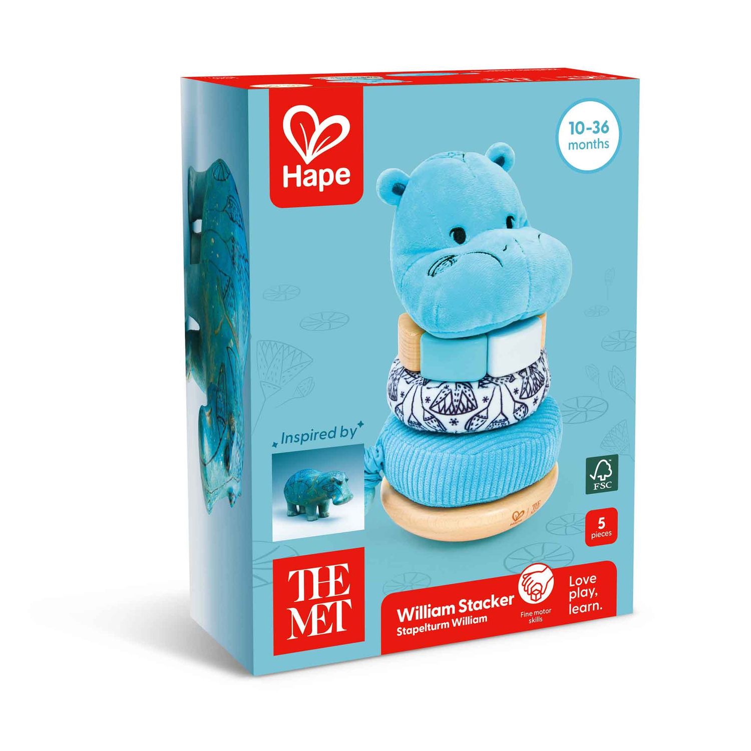 William Hippo Stacker - Hape x The Met