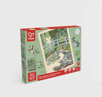 Monet Waterlily Garden Puzzle - Hape x The Met