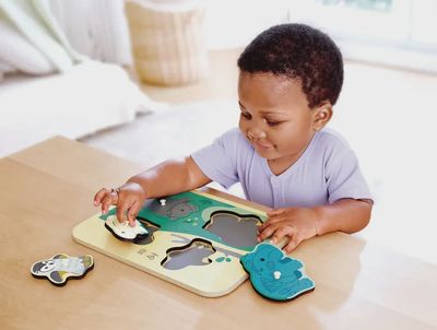 Animal Friends Peg Puzzle - Hape x The Met