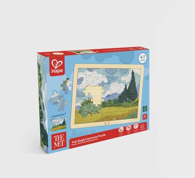 Van Gogh Cypresses Puzzle - Hape x The Met