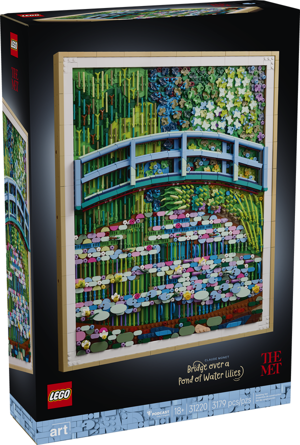 LEGO Art 31220 Claude Monet – Bridge over a Pond of Water Lilies