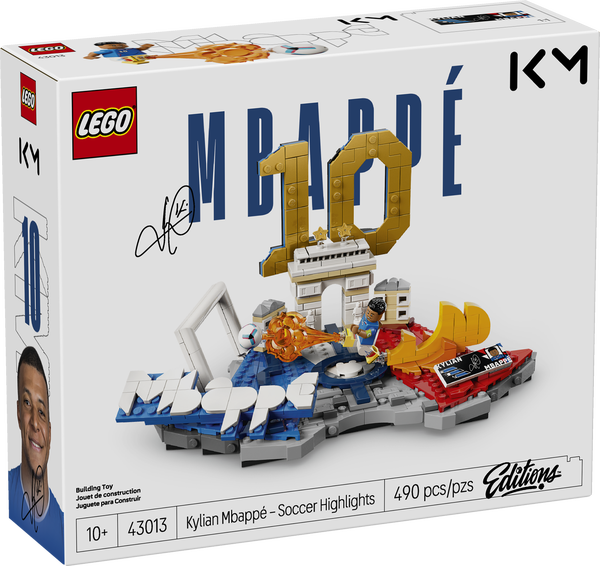 LEGO Editions 43013 Kylian Mbappé – Soccer Highlights
