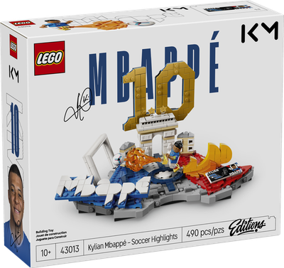 LEGO Editions 43013 Kylian Mbappé – Soccer Highlights