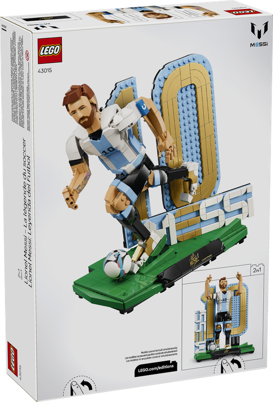 LEGO Editions 43015 Lionel Messi – Soccer Legend