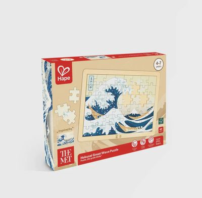 Hokusai Great Wave Puzzle - Hape x The Met
