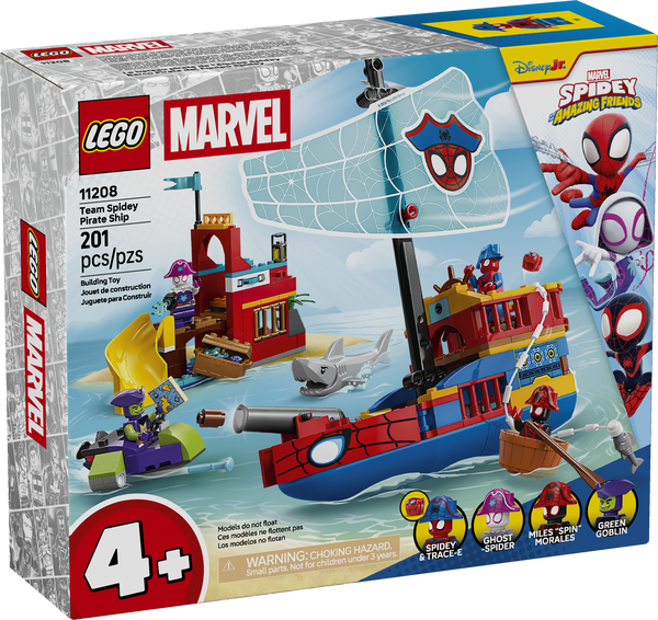 LEGO Marvel 11208 Team Spidey Pirate Ship