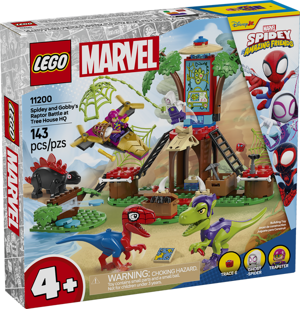 LEGO Marvel 11200 Spidey and Gobby's Raptor Battle at Tree House HQ
