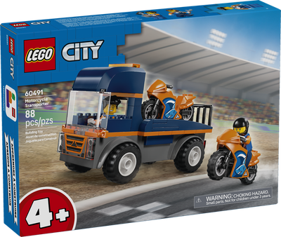 LEGO City 60491 Motorcycle Transporter