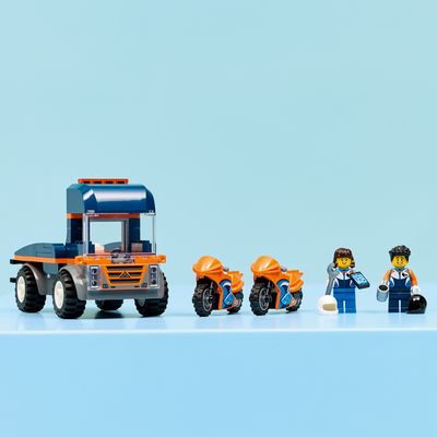 LEGO City 60491 Motorcycle Transporter