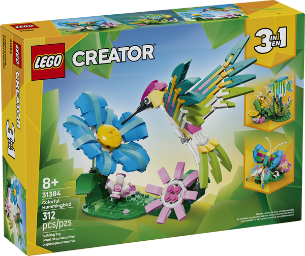 LEGO Creator 31384 Wild Animals: Colorful Hummingbird