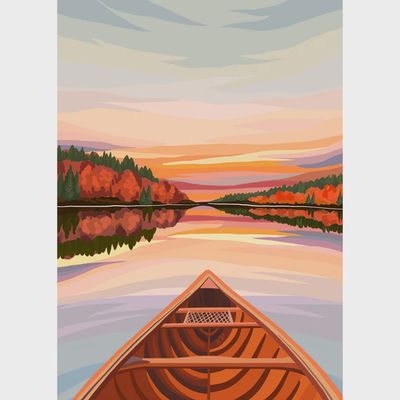 PZ500 Canoeing at Dawn