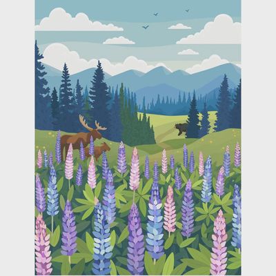 PZ1000 Lupines Meadow