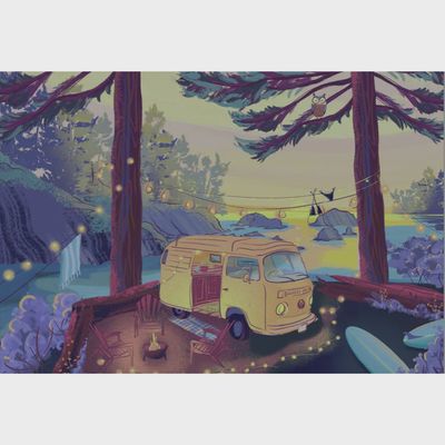 PZ1000 Twilight Campsite