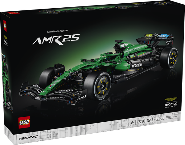 LEGO Technic 42240 Aston Martin Aramco AMR25 F1® Car