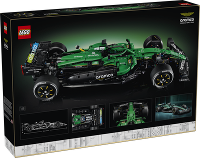 LEGO Technic 42240 Aston Martin Aramco AMR25 F1® Car