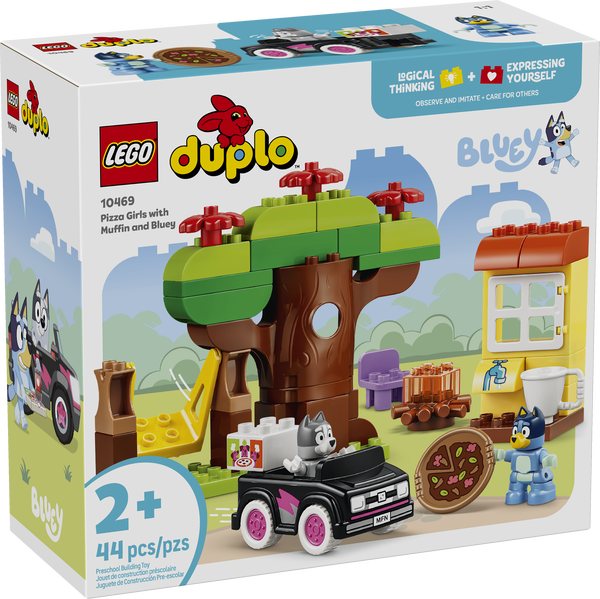 LEGO Duplo 10469 Pizza Girls with Muffin and Bluey