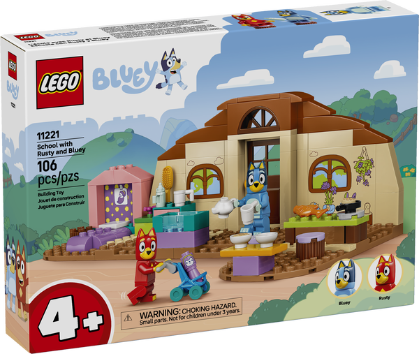 LEGO Bluey 11221 School with Rusty and Bluey