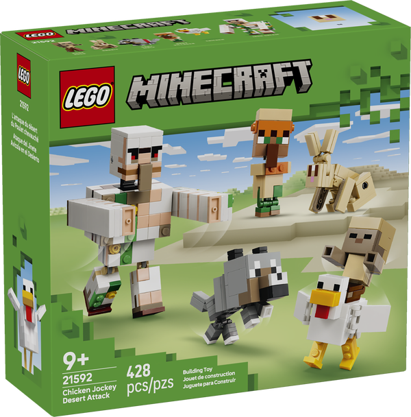 LEGO Minecraft 21592 Chicken Jockey Desert Attack