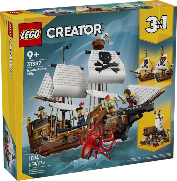 LEGO Creator 31387 Iconic Pirate Ship