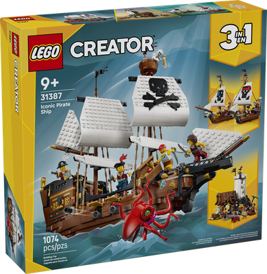 LEGO Creator 31387 Iconic Pirate Ship