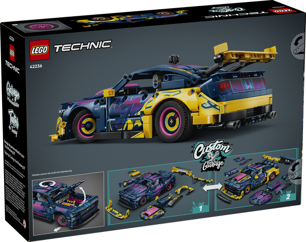 LEGO Technic 42236 Custom Garage Ford Mustang GT Car
